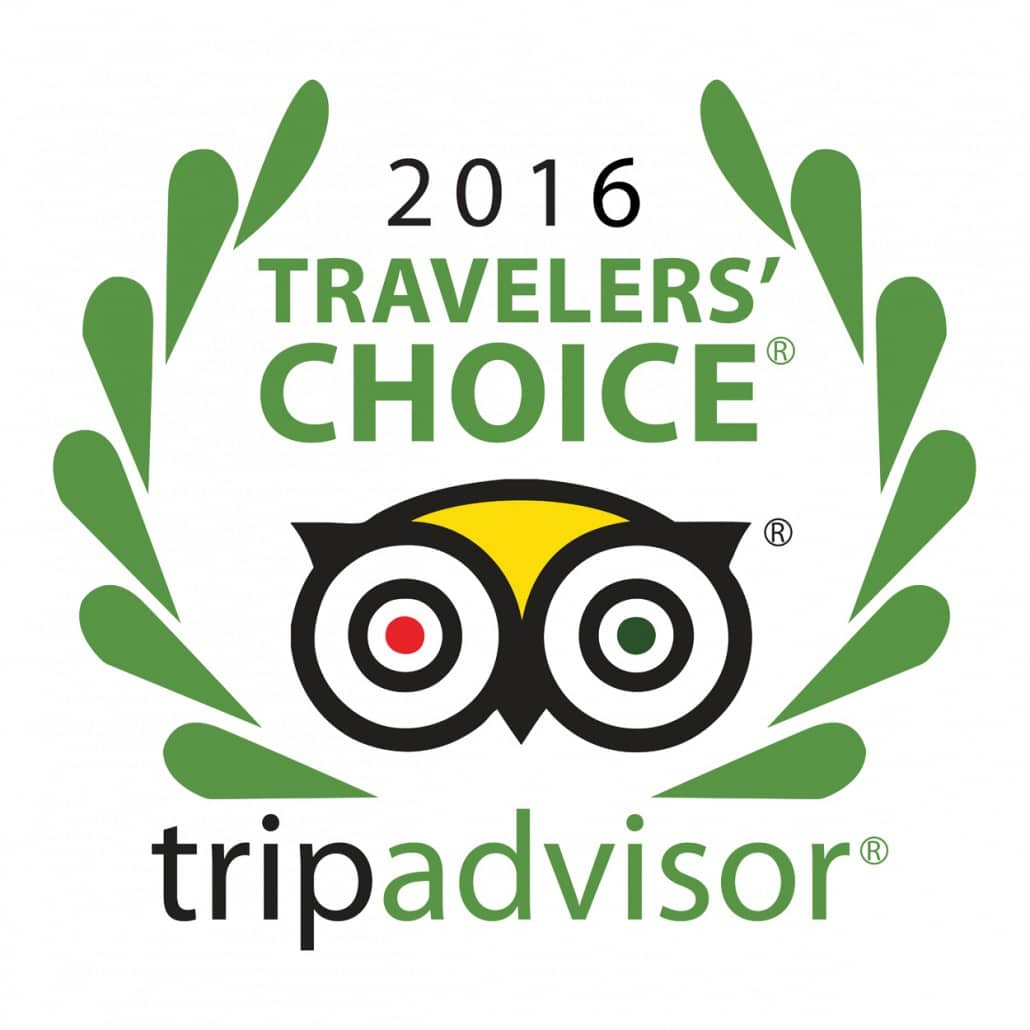 Trip Advisor Traveler’s Choice Award 2016 Elephant Hills Rainforest Camp